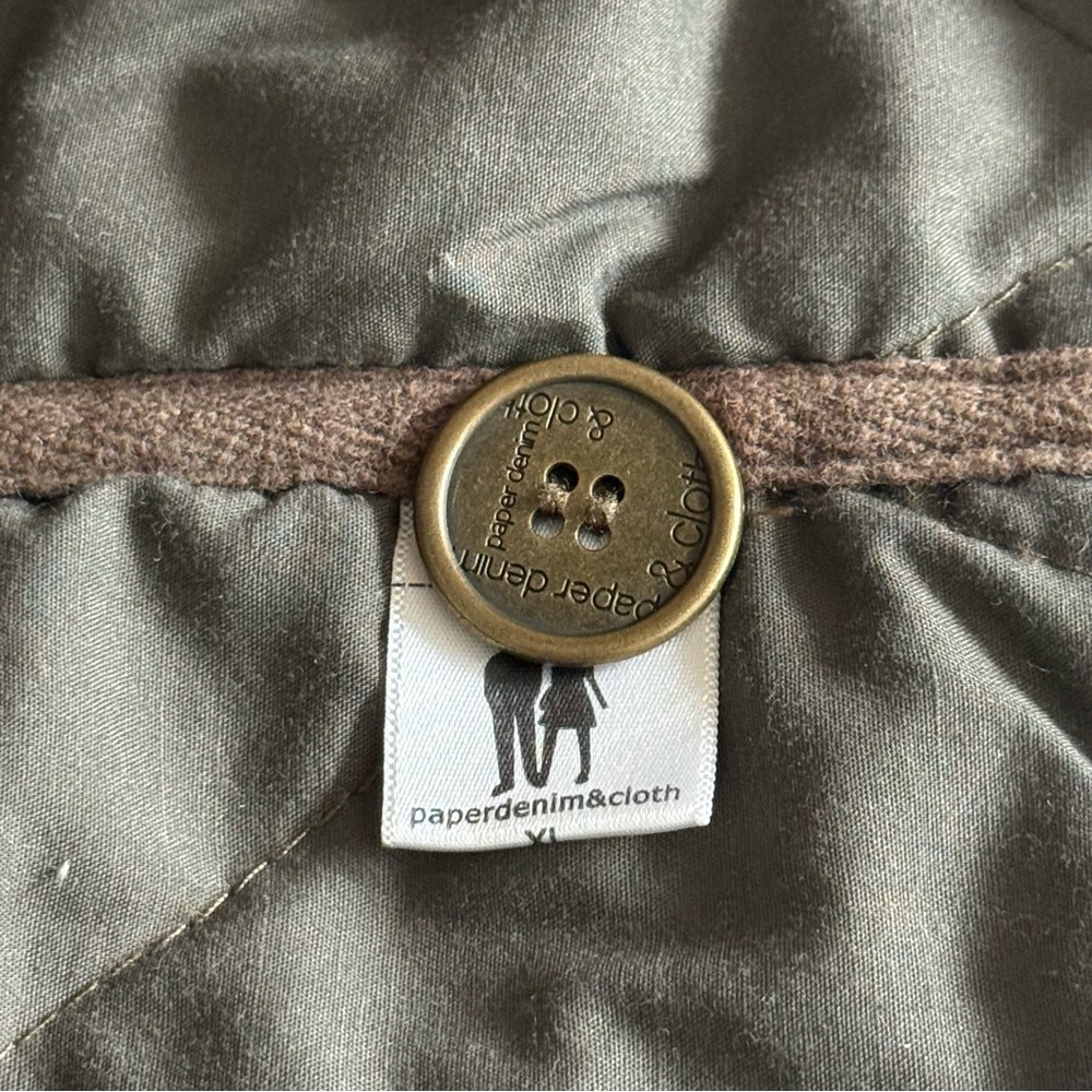 Vintage Chore Jacket Mens XL Flannel Wool Blend Barn Coat Workwear Utility Brown - Picture 12 of 16